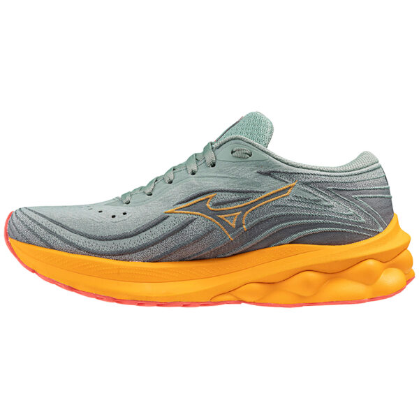 Mizuno Women's Wave Skyrise 5 - Abyss/Dubarry/Carrot Curl - Image 2