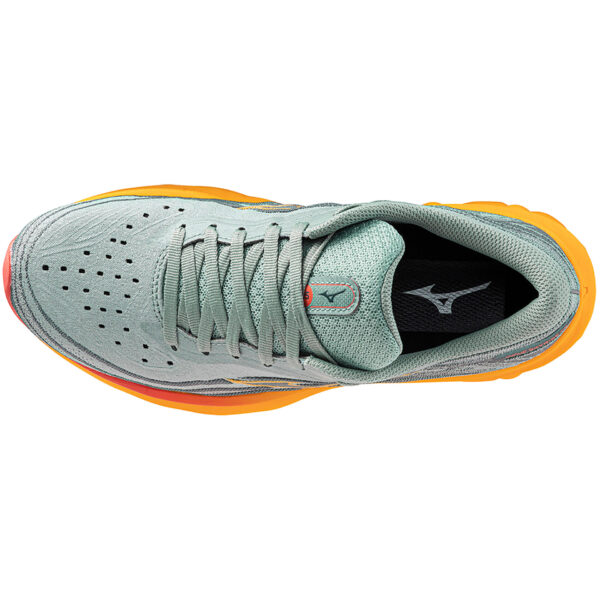 Mizuno Women's Wave Skyrise 5 - Abyss/Dubarry/Carrot Curl - Image 3