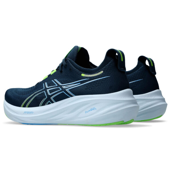 Asics Men's Gel-Nimbus 26 - French Blue/Electric Lime - Image 4
