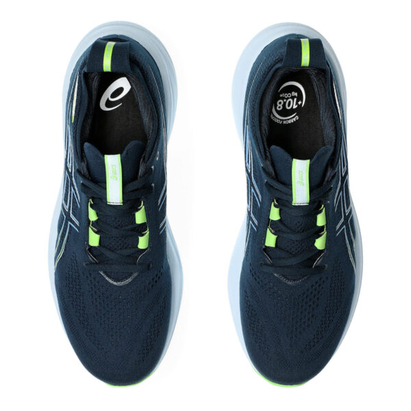 Asics Men's Gel-Nimbus 26 - French Blue/Electric Lime - Image 5