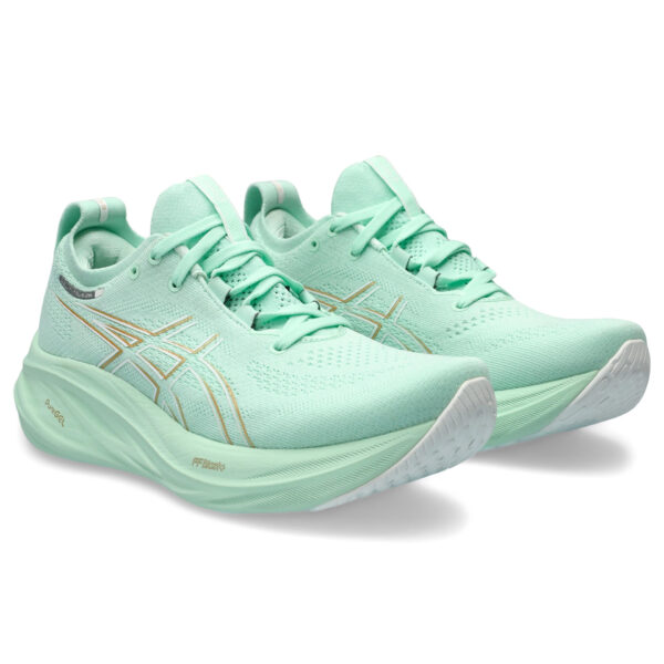 Asics Women's Gel-Nimbus 26 - Mint Tint/Pale Mint - Image 3