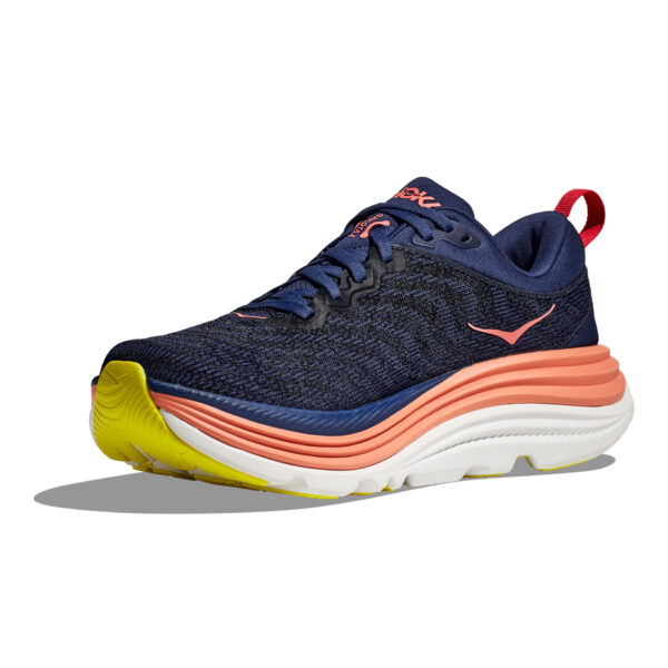 Hoka Women's Gaviota 5 - Evening Sky/Coral - Image 4