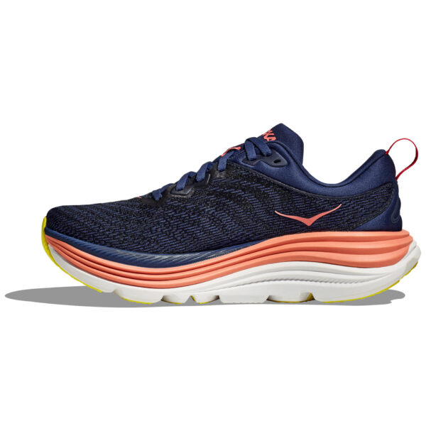 Hoka Women's Gaviota 5 - Evening Sky/Coral - Image 2