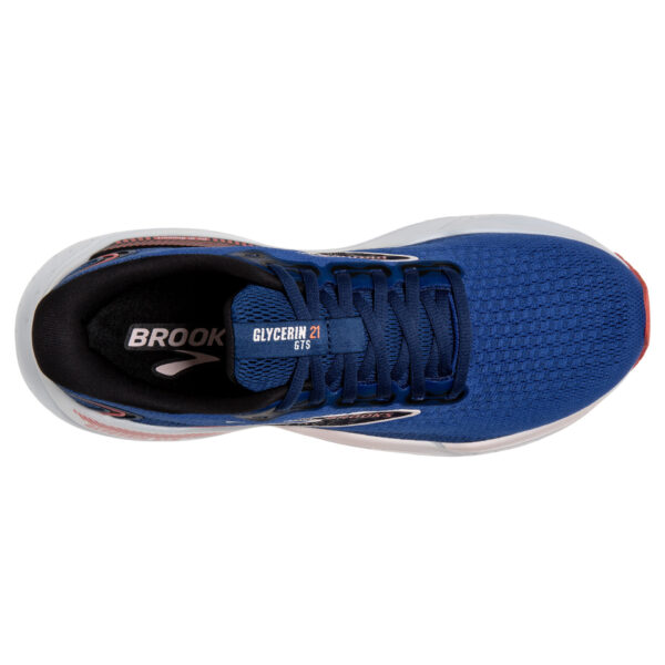 Brooks Women's Glycerin GTS 21 - Blue/Icy Pink/Rose - Image 6