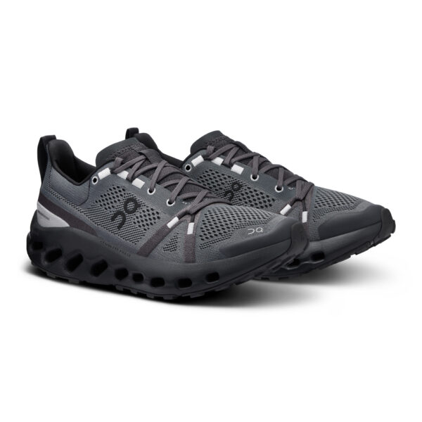 On Women's Cloudsurfer Trail - Eclipse/Black - Image 3