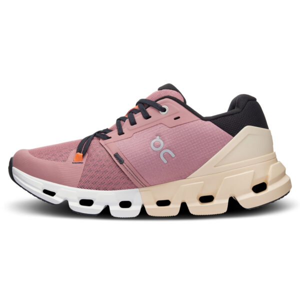 On Women's Cloudflyer 4 - Dustrose/Sand - Image 2