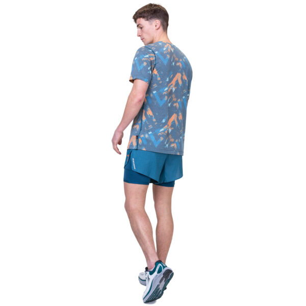 Ronhill Men's Tech Golden Hour Tee - Legion Blue/Chevron - Image 2