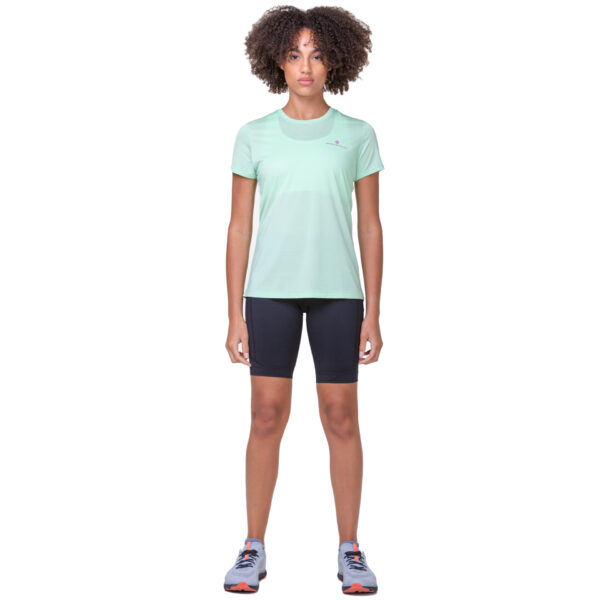 Ronhill Women's Tech Stretch Short - Black/Bright White - Image 5