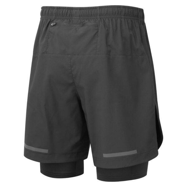 Ronhill Men's Tech 7in Twin  Short - All Black - Image 5