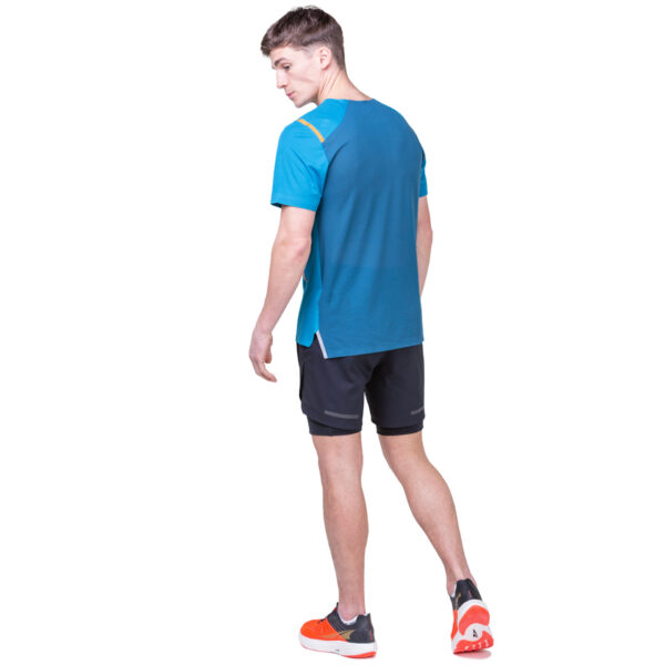 Ronhill Men's Tech 7in Twin  Short - All Black - Image 3