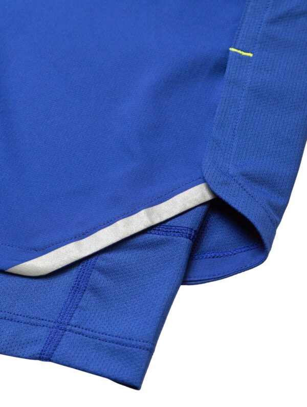 Ronhill Men's Tech 5" Twin Short - Ocean/Citrus - Image 6