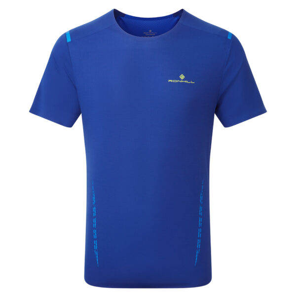 Ronhill Men's Tech Race S/S Tee - Ocean/Azurite - Image 3