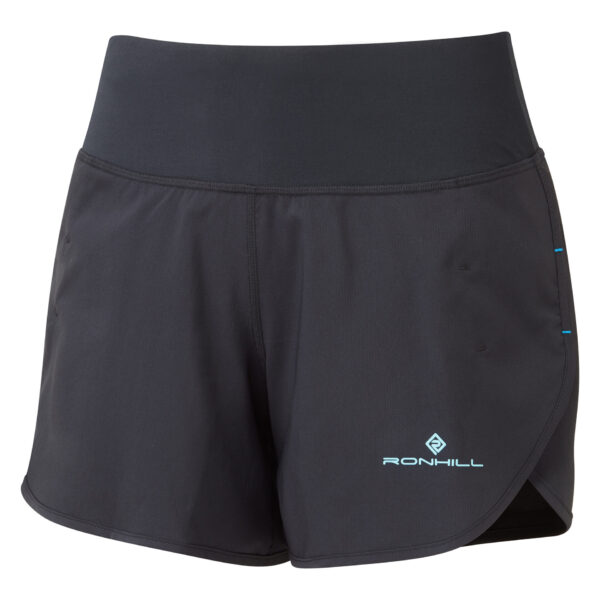 Ronhill Women's Tech 4.5in Short - Black/Aquamint