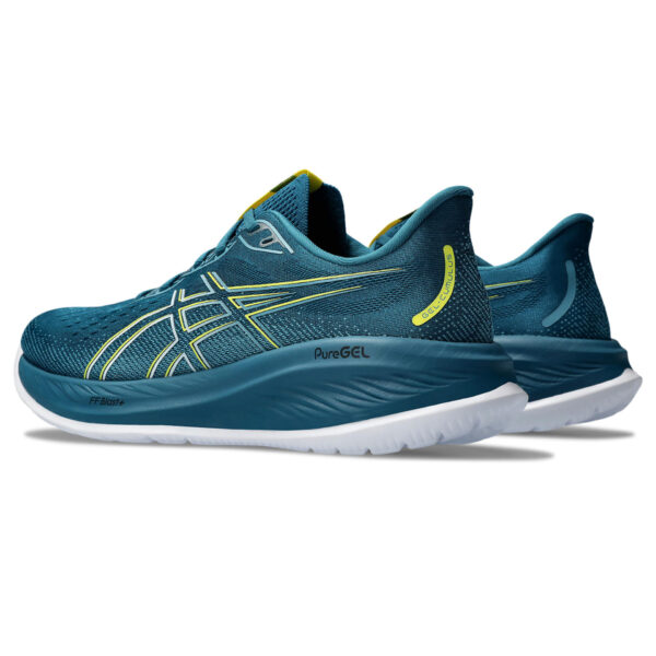 Asics Men's Gel-Cumulus 26 - Evening Teal/Bright Yellow - Image 4