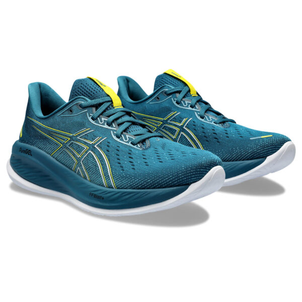 Asics Men's Gel-Cumulus 26 - Evening Teal/Bright Yellow - Image 3