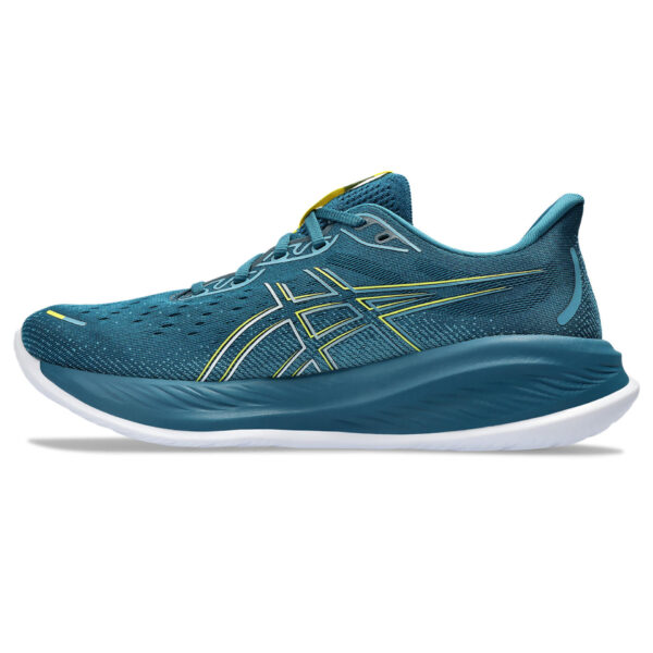 Asics Men's Gel-Cumulus 26 - Evening Teal/Bright Yellow - Image 2