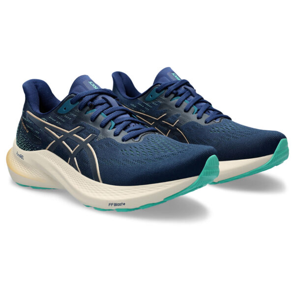 Asics Women's GT-2000 12 - Blue Expanse/Champagne - Image 3