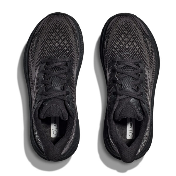 Hoka Men's Clifton 9 - Black/Black - Image 6