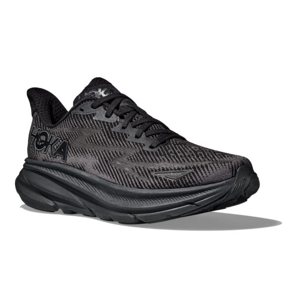 Hoka Women's Clifton 9 - Black/Black - Image 3