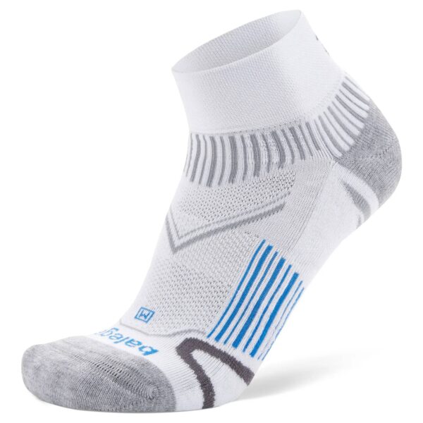 Balega Enduro Quarter - White/Grey/Blue