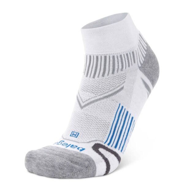 Balega Enduro Quarter - White/Grey/Blue - Image 2