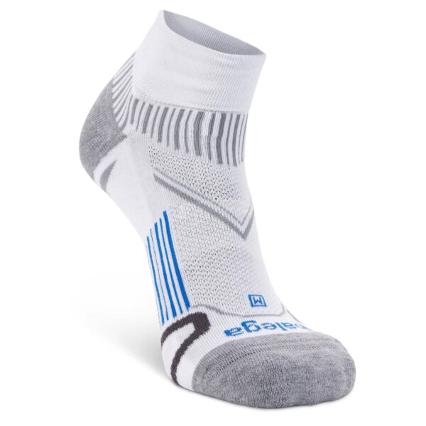 Balega Enduro Quarter - White/Grey/Blue - Image 3