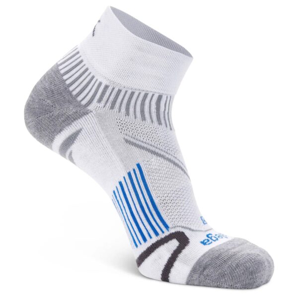 Balega Enduro Quarter - White/Grey/Blue - Image 4