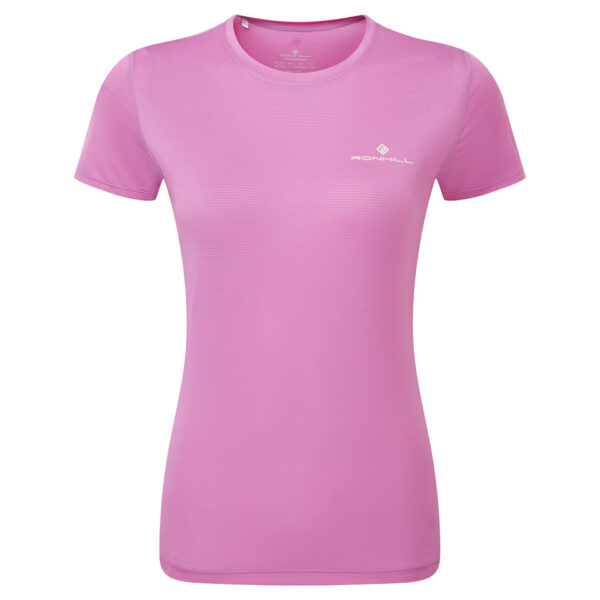 Ronhill Women's Tech S/S Tee - Fuchsia/Honeydew