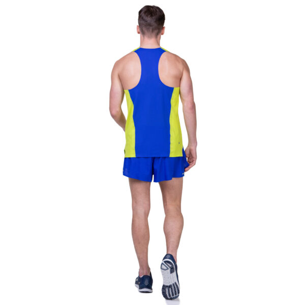 Ronhill Men's Tech Race Vest - Citrus/Azurite - Image 2