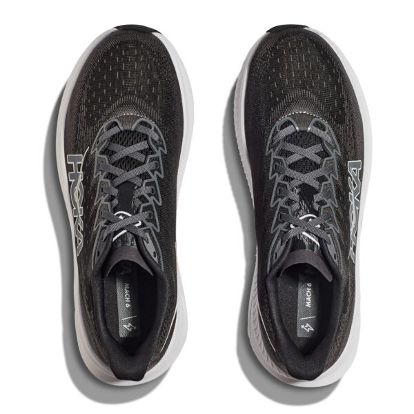 Hoka Women's Mach 6 - Black/White - Image 6