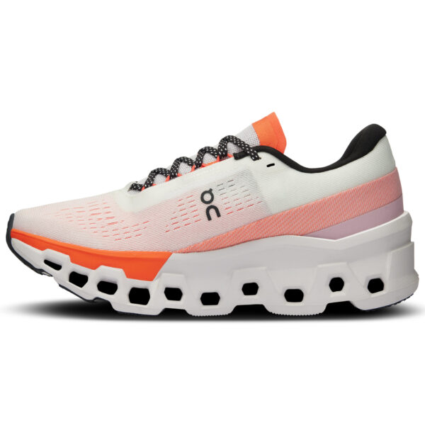 On Women's Cloudmonster 2 - Undyed/Flame - Image 2