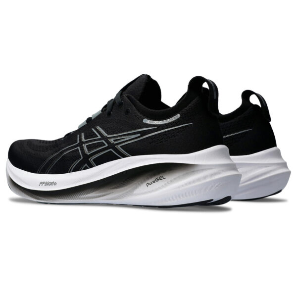 Asics Men's Gel-Nimbus 26 - Black/Graphite Grey - Image 4
