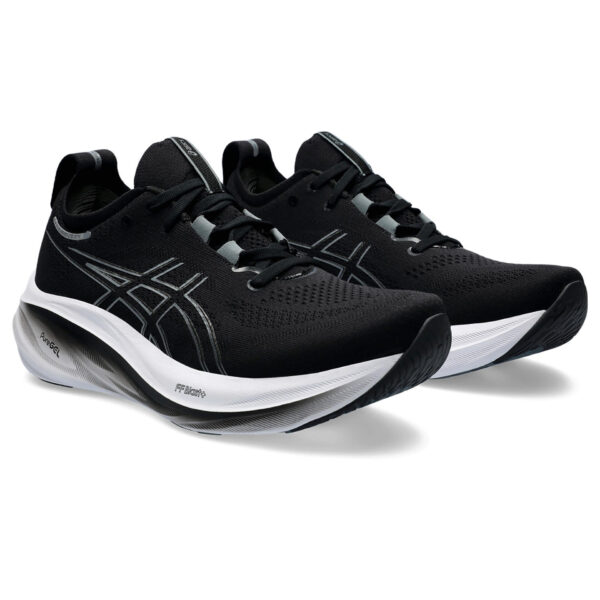 Asics Men's Gel-Nimbus 26 - Black/Graphite Grey - Image 3