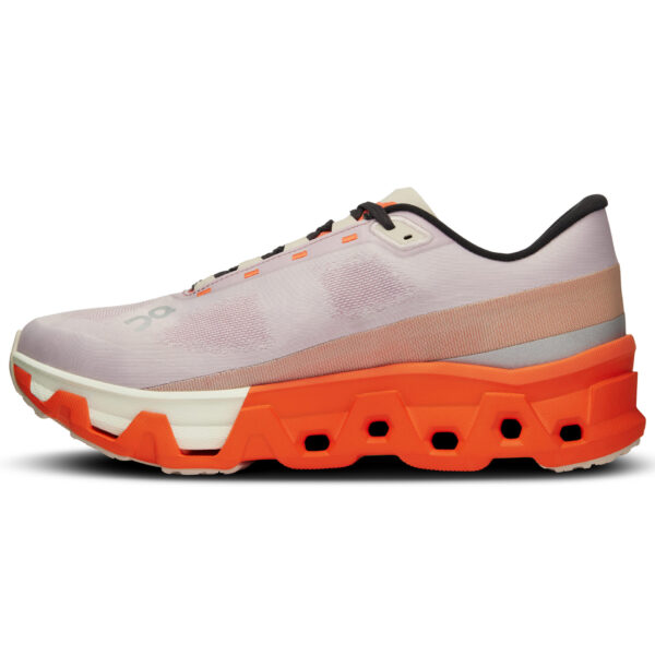 On Men's Cloudmonster Hyper - Mauve/Flame - Image 2