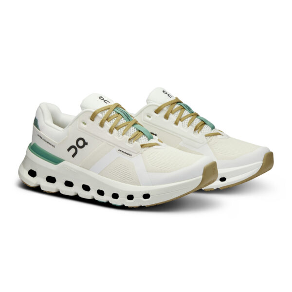 On Running Women's Cloudrunner 2 - Undyed/Green - Image 3