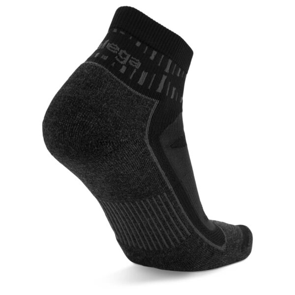 Balega Blister Resist Quarter - Grey/Black - Image 3