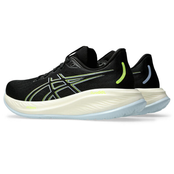Asics Men's Gel-Cumulus 26 - Black/Safety Yellow - Image 4