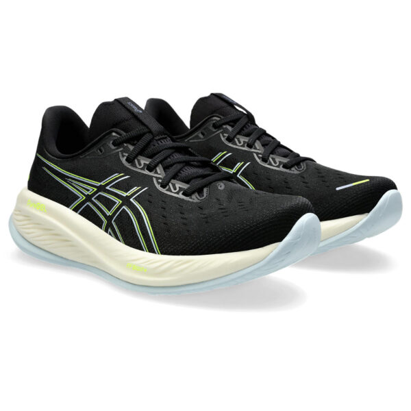 Asics Men's Gel-Cumulus 26 - Black/Safety Yellow - Image 3