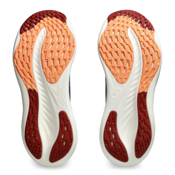 Asics Men's Gel-Nimbus 26 - Rich Navy/Faded Orange - Image 5
