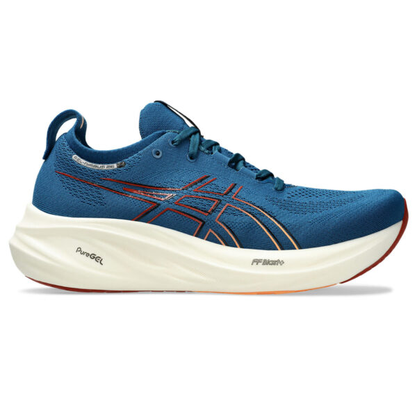 Asics Men's Gel-Nimbus 26 - Rich Navy/Faded Orange