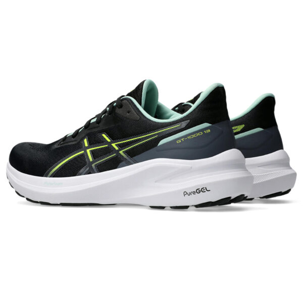 Asics Men's GT-1000 13 - Black/Safety Yellow - Image 4
