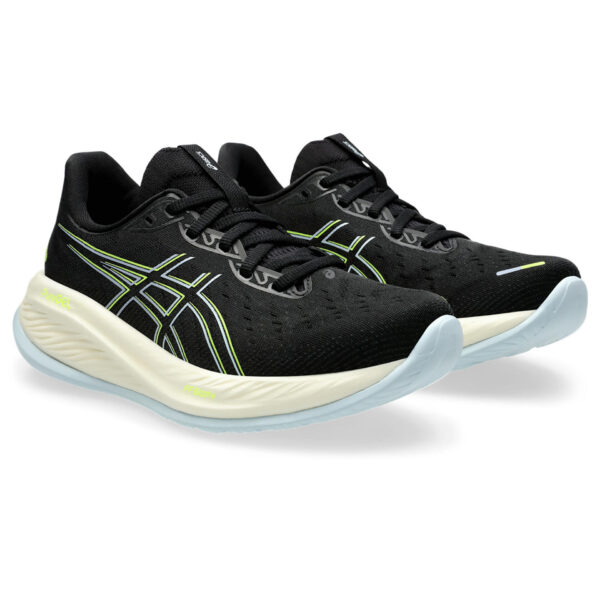 Asics Women's Gel-Cumulus 26 - Black/Safety Yellow - Image 3