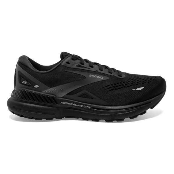 Brooks Men's Adrenaline GTS 23 Wide - Black/Black/Ebony