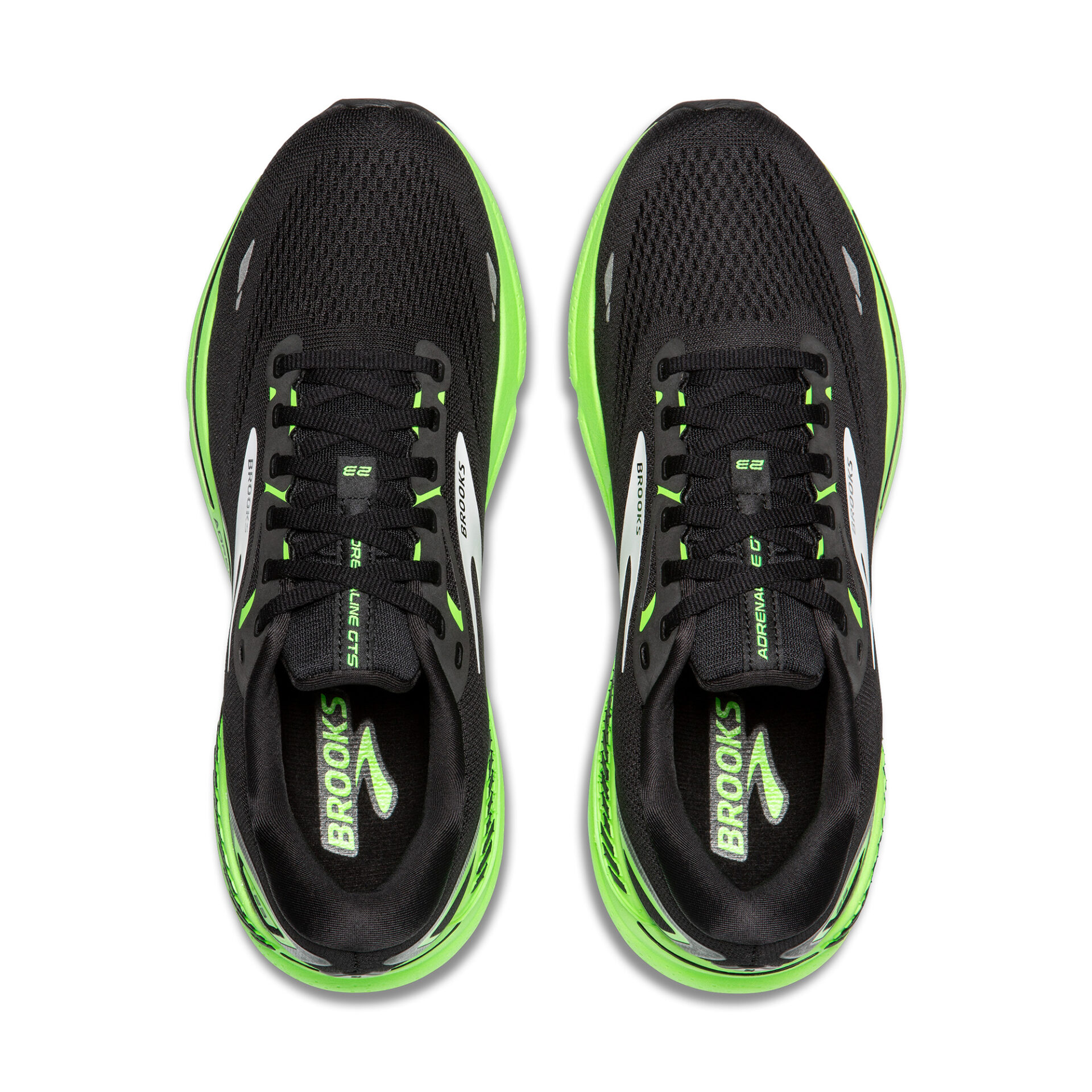 Brooks Men s Adrenaline GTS 23 Black Green White Running Bath