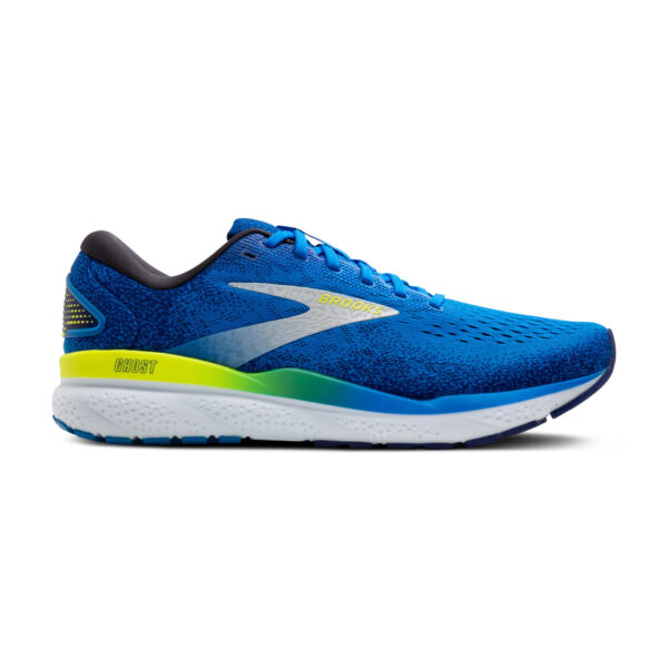 Brooks Men's Ghost 16 - Electric Blue/Navy/Lemon