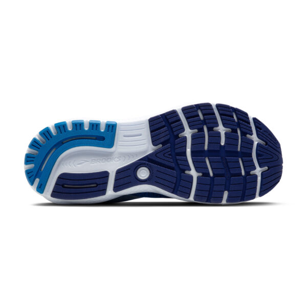 Brooks Men's Ghost 16 - Electric Blue/Navy/Lemon - Image 6