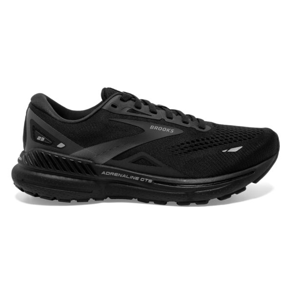 Brooks Women's Adrenaline GTS 23 Wide - Black/Black/Ebony