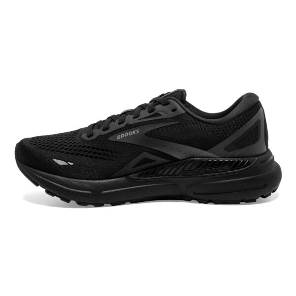 Brooks Women's Adrenaline GTS 23 Wide - Black/Black/Ebony - Image 2