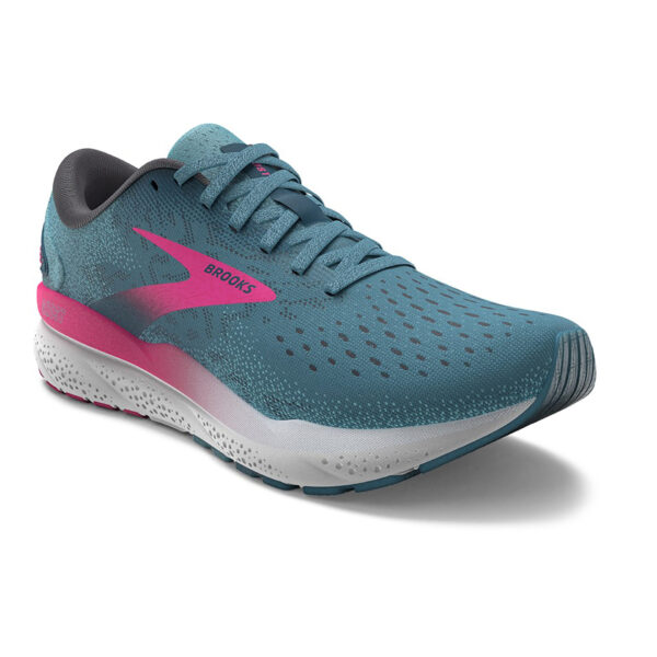 Brooks Women's Ghost 16 - Blue/Pink/Moroccan Blue - Image 2
