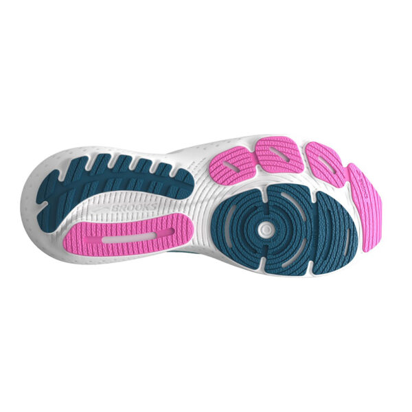 Brooks Women's Glycerin 21 - Moroccan Blue/Aqua/Pink - Image 3